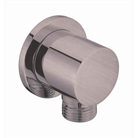 Dawn Kitchen & Bath Products Dawn Kitchen WCTR50400 Shower Wall Mount Supply Round Elbow; Brushed Nickel WCTR50400